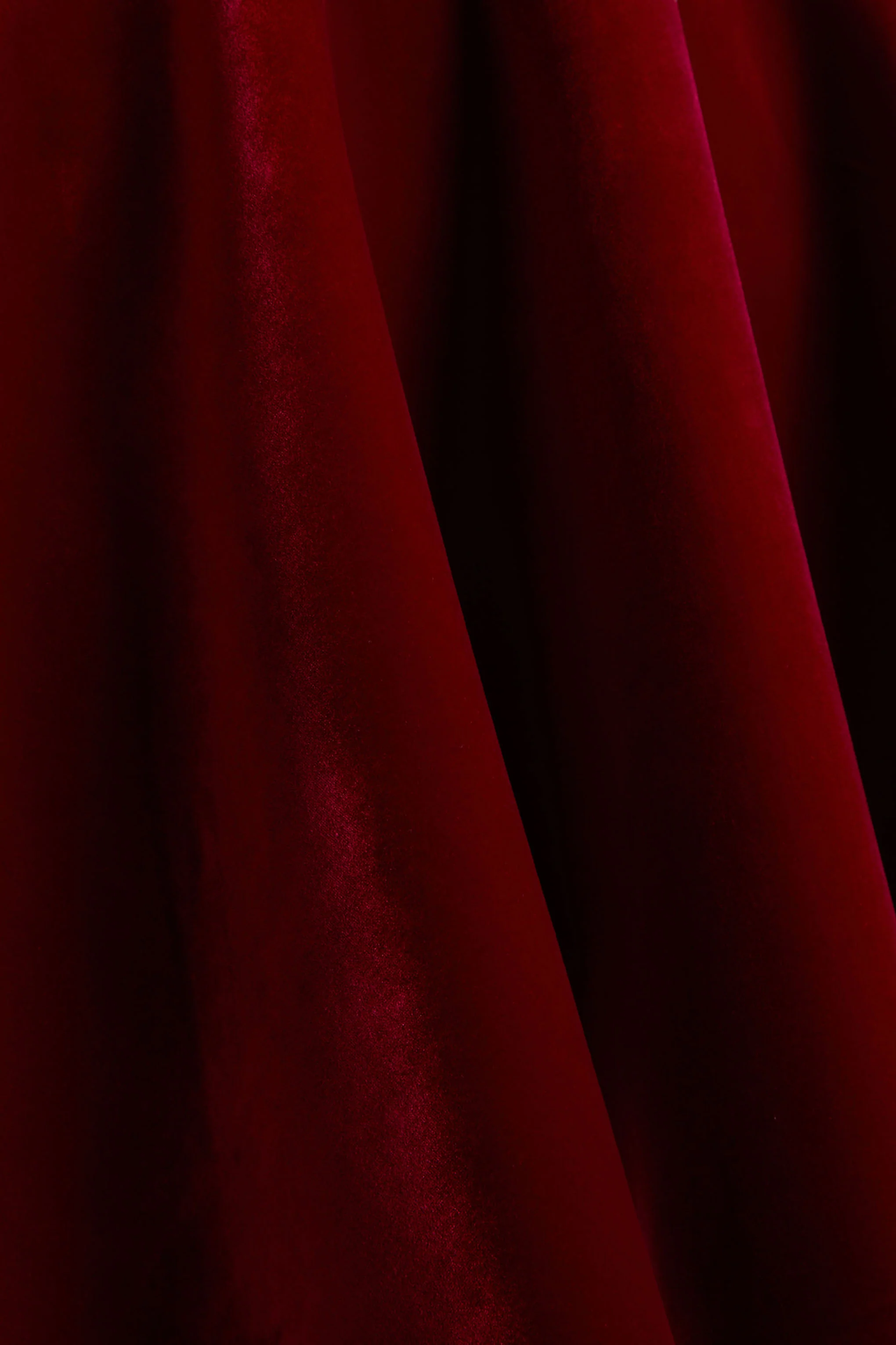 Beloved | Red Velvet Hand-Embellished Square-Neck Mini Dress - Image 6