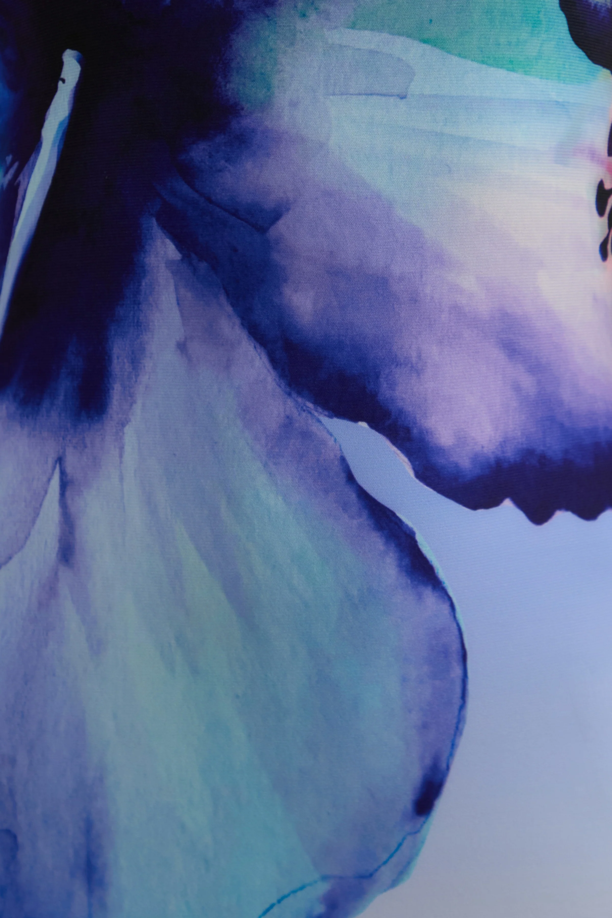 Ceremony | Blue Ombre Floral Print Bandeau Maxi Dress - Image 7