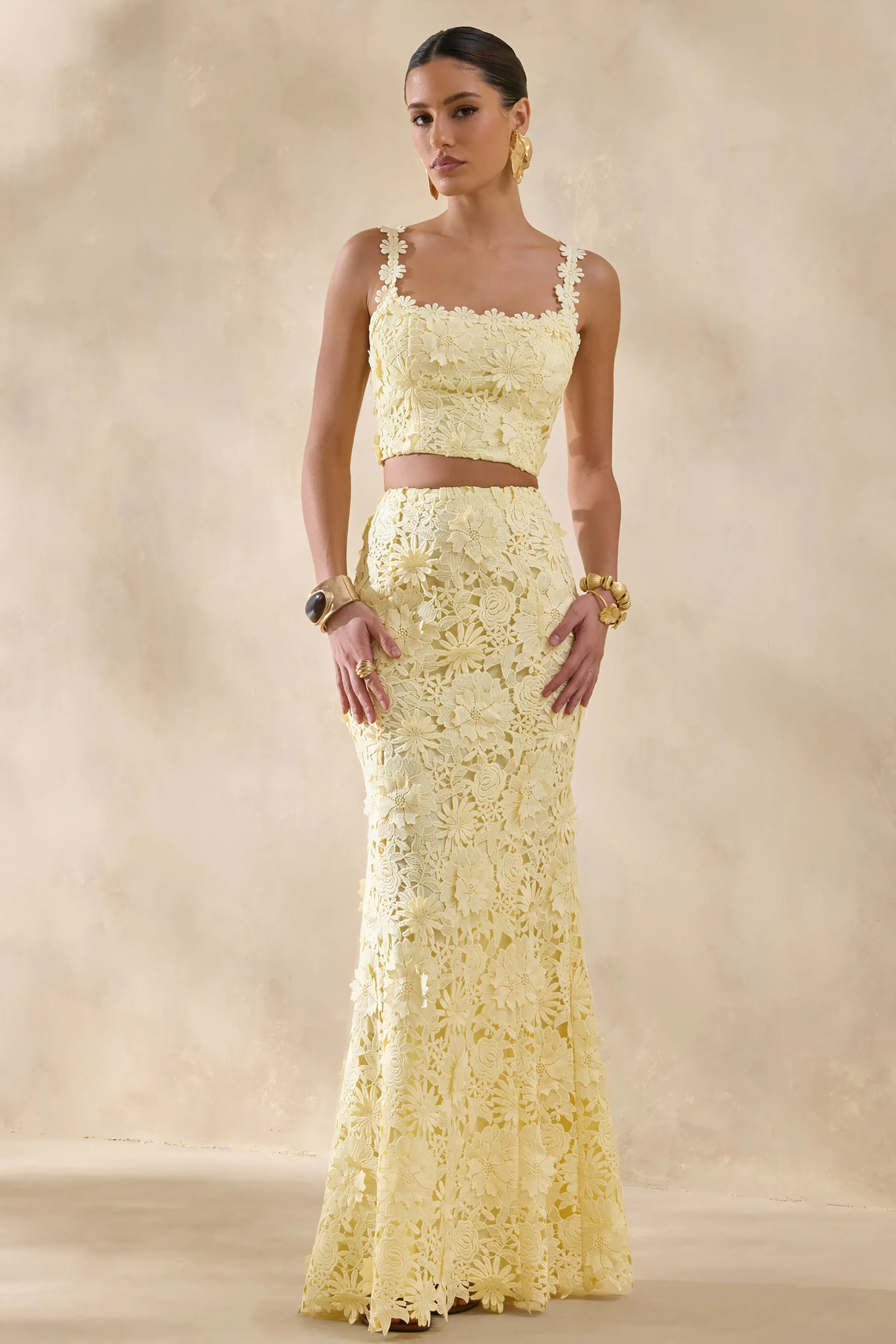 Esmara | Lemon Lace Maxi Skirt - Image 5