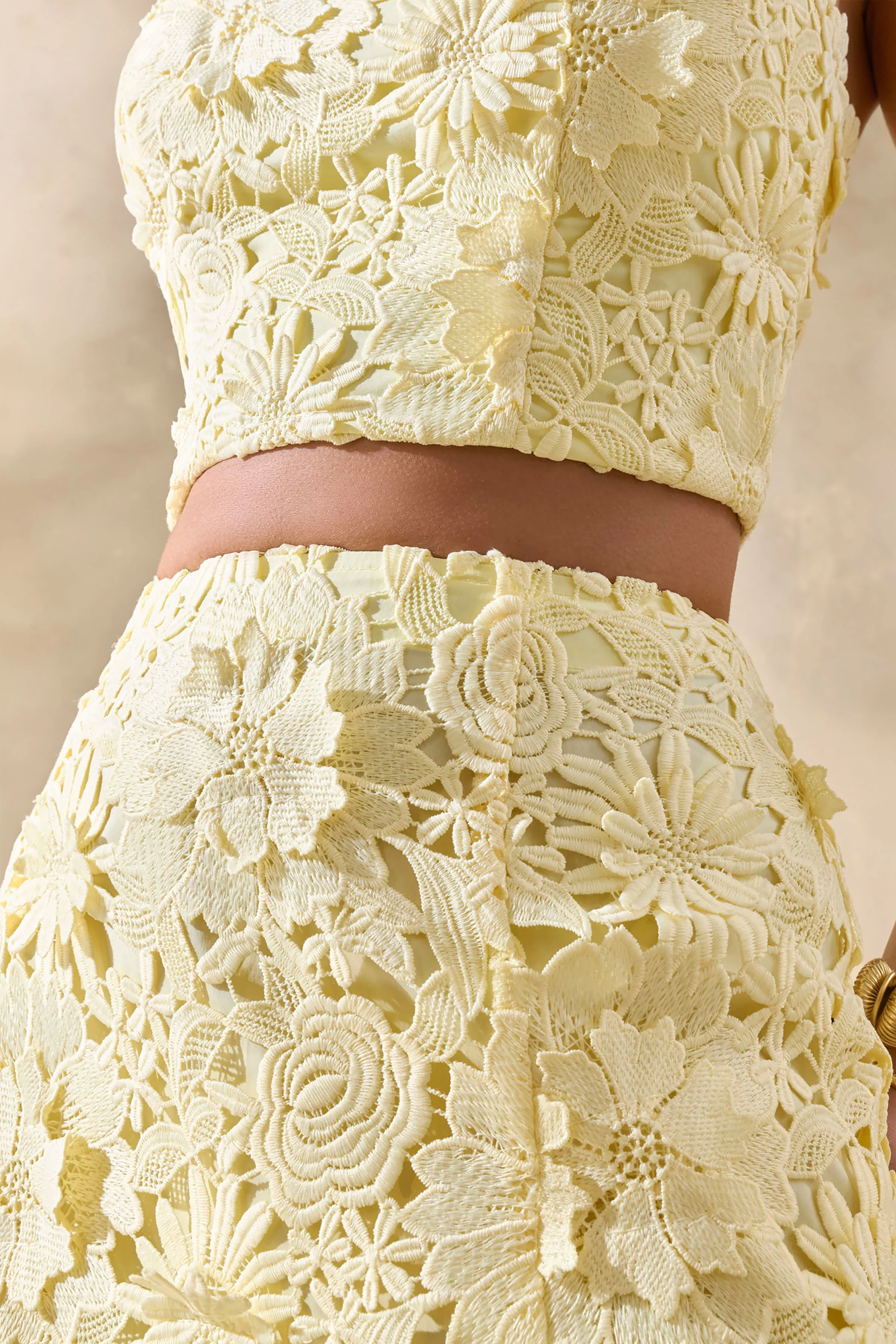 Esmara | Lemon Lace Maxi Skirt - Image 6