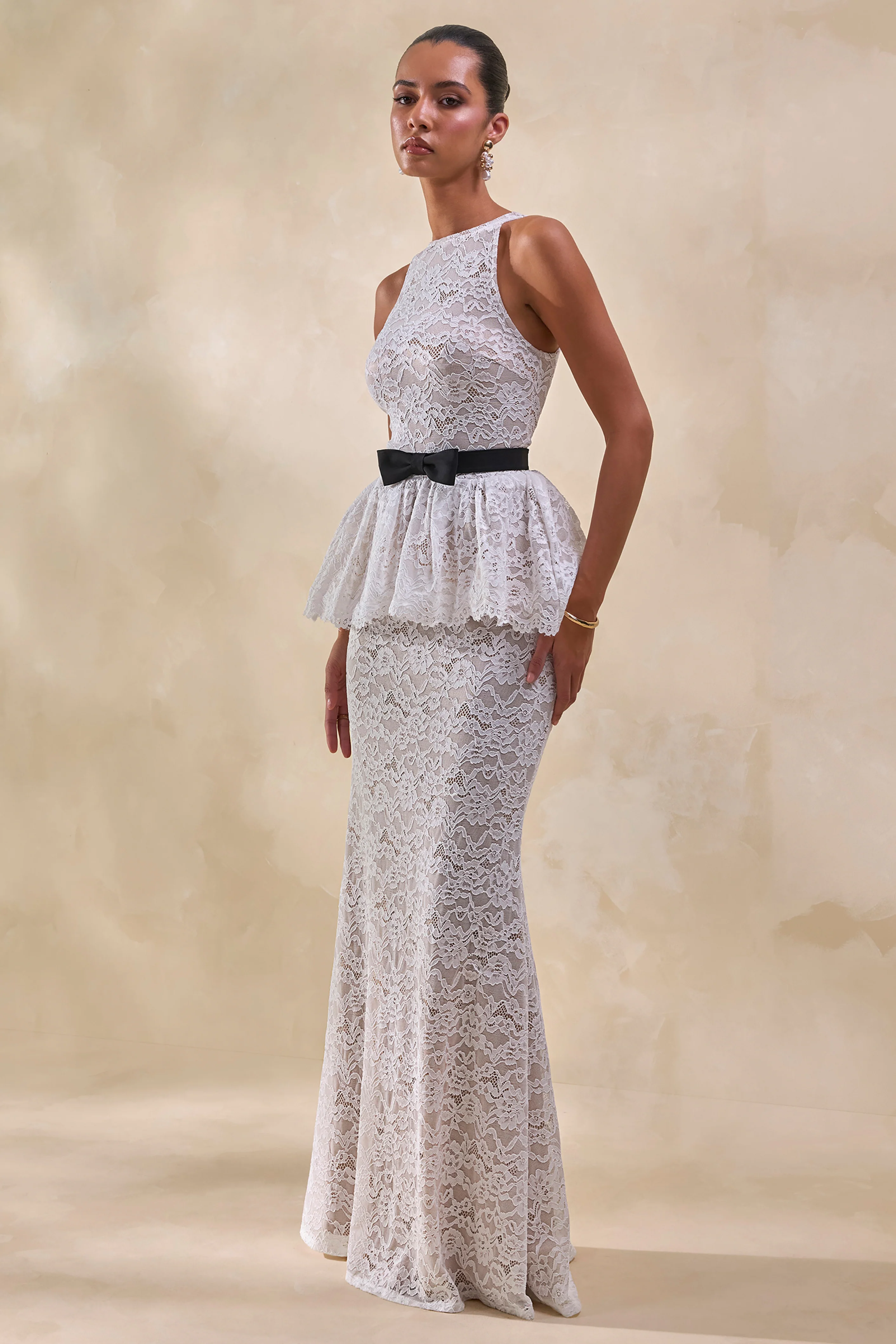 Lunisse | White Lace Maxi Skirt - Image 4